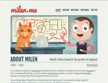 Tablet Screenshot of milen.me